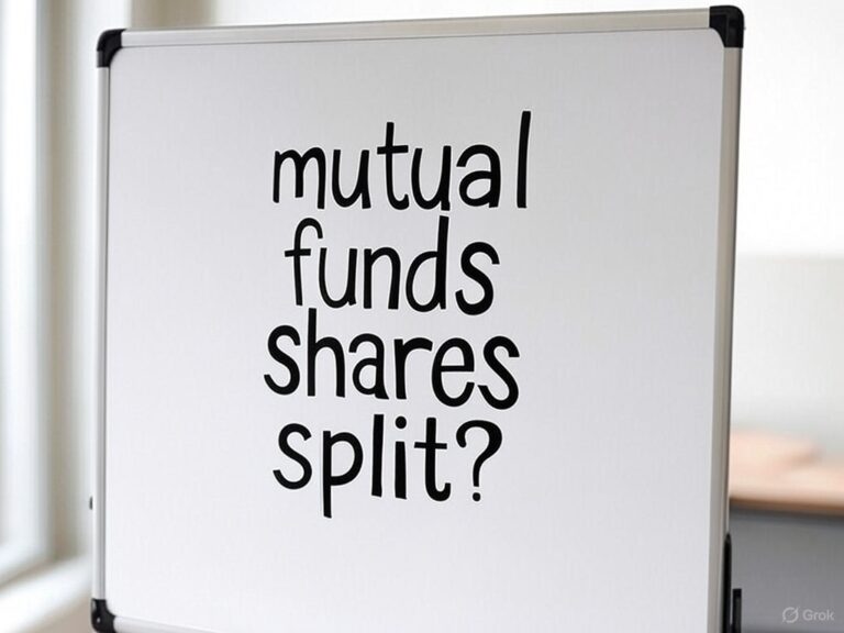 mutual fund shares split ?